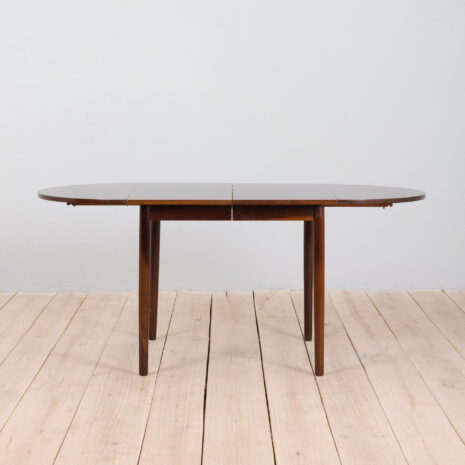 22007 Duński stół z drewna palisandrowego w stylu Arne Voddera, lata 1960-5 Danish mid century modern drop leaf rosewood table in the style of Arne Vodder s scaled