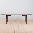 Danish mid century modern drop leaf rosewood table in the style of Arne Vodder s  scaled