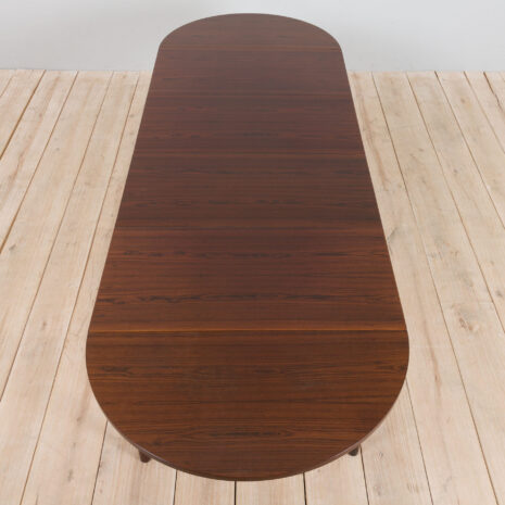 22007 Duński stół z drewna palisandrowego w stylu Arne Voddera, lata 1960-8 Danish mid century modern drop leaf rosewood table in the style of Arne Vodder s scaled