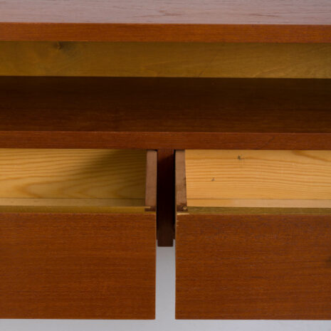 22015 Danish one bay wall unit in teak, entry shelving system, 1960s-11 Danish one bay wall unit in teak entry shelving system s scaled