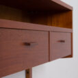 Danish one bay wall unit in teak entry shelving system s  scaled
