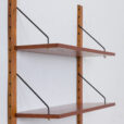 Danish one bay wall unit in teak entry shelving system s  scaled