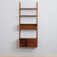 Danish one bay wall unit in teak entry shelving system s  scaled