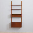 Danish one bay wall unit in teak entry shelving system s  scaled