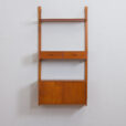 Danish Entry wall unit in teak one bay shelving system s  scaled