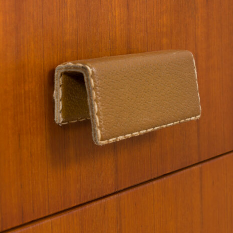 22024 Italian mid century teak sideboard with 4 drawers and leather handles, 1960s-10 Italian mid century teak sideboard with drawers and leather handles s scaled