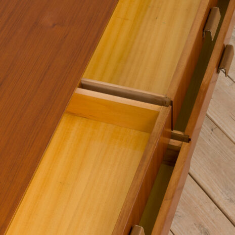 22024 Italian mid century teak sideboard with 4 drawers and leather handles, 1960s-12 Italian mid century teak sideboard with drawers and leather handles s scaled