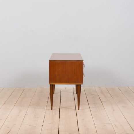 22024 Italian mid century teak sideboard with 4 drawers and leather handles, 1960s-6 Italian mid century teak sideboard with drawers and leather handles s scaled