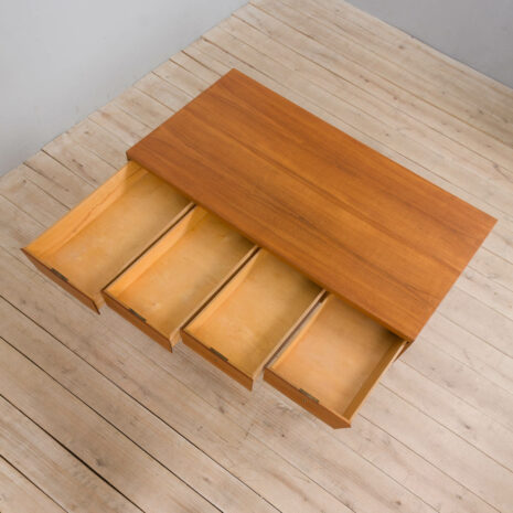22027 Teak Desk by Severin Hansen for Haslev Denmark, 1960s-11 Teakholz-Schreibtisch von Severin Hansen für Haslev Denmark s scaled