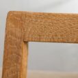 Set Of Mid Century oak dining chairs by Fritz Hansen natural wool upholstery s scaled