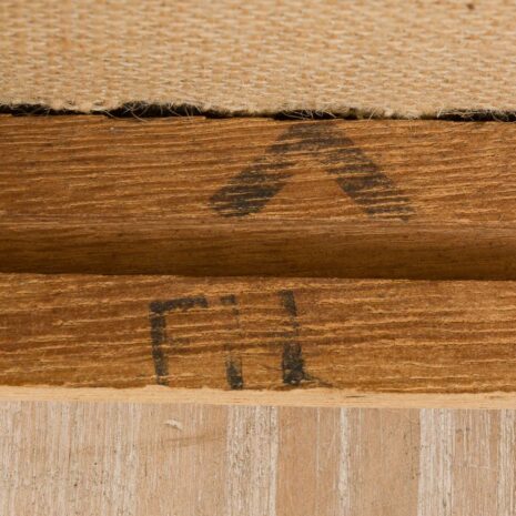 22028 Set Of 6 Mid Century oak dining chairs by Fritz Hansen, natural wool upholstery, 1950s-22 Set Of Mid Century oak dining chairs by Fritz Hansen natural wool upholstery s scaled