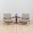 pair of Italian armchairs attr