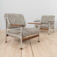 pair of Italian armchairs attr
