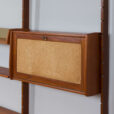 Ergo wall unit in teak w desk and secretary scaled