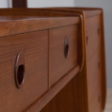 21407 Ergo wall unit in teak w- desk and secretary-23 Ergo wall unit in teak w desk and secretary scaled