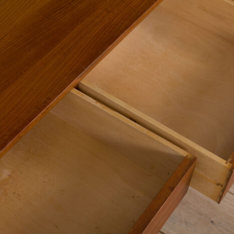 21407 Ergo wall unit in teak w- desk and secretary-8 Ergo wall unit in teak w desk and secretary scaled