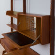 Ergo wall unit in teak w desk and secretary scaled