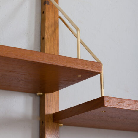 21417 3 bay teak wall unit w- chest of drawers -15 bay teak wall unit w chest of drawers scaled