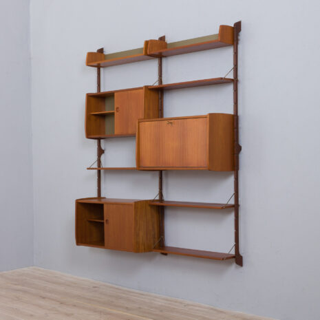 21442 Scandinavian hanging 2 bay wall unit w- secretary-9 Scandinavian hanging bay wall unit w secretary scaled