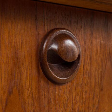 22002 Teak executive desk with 6 drawers, attr. Kai Kristiansen-13 Teak executive desk with drawers attr