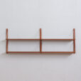 Set of  teak shelves in Sorensen Cadovius style  scaled