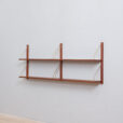 Set of  teak shelves in Sorensen Cadovius style  scaled