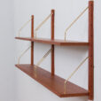 Set of  teak shelves in Sorensen Cadovius style  scaled