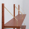 Set of  teak shelves in Sorensen Cadovius style  scaled