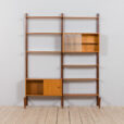 Two bay modular teak wall unit by Sven Andersen MOBELFABRIKK Norway s scaled