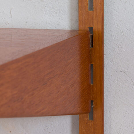 22011 Teak wall unit with a dresser, Kai Kristiansen mid century modular shelving system, 1960s-14 Teak wall unit with a dresser Kai Kristiansen mid century modular shelving system s scaled