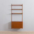 Teak wall unit with a dresser Kai Kristiansen mid century modular shelving system s  scaled