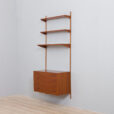 Teak wall unit with a dresser Kai Kristiansen mid century modular shelving system s  scaled