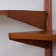 Modular teak wall unit with Kai Kristiansen chest of drawers Denmark s  scaled