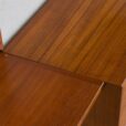 Modular teak wall unit with Kai Kristiansen chest of drawers Denmark s  scaled