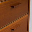 Danish teak wall unit with a desk attr