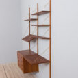 Danish bay teak wall unit w desk scaled
