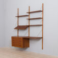 Danish bay teak wall unit w desk scaled