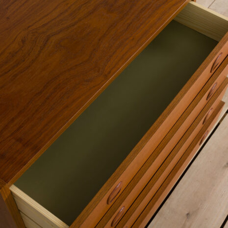 22018 Danish 2 bay teak wall unit w- desk-7 Danish bay teak wall unit w desk scaled