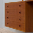 Danish bay teak wall unit w desk scaled