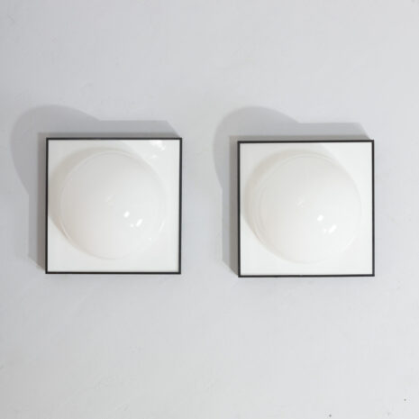 22035 Para nowoczesnych brutalistycznych włoskich lamp-4 Para nowoczesnych, brutalistycznych włoskich lamp w skali