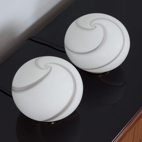 22046 Pair of Murano table lamps with swirl glass-2 Pair of Murano table lamps with swirl glass scaled