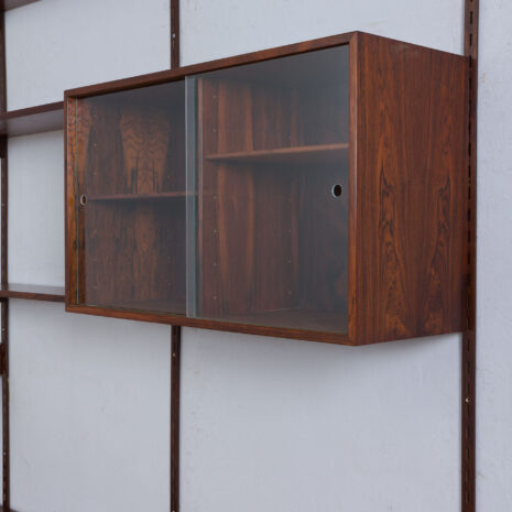 21401 Kai Kristiansen modular shelving system rosewood 3 bay wall unit, 1960s-11 Kai Kristiansen modular shelving system rosewood bay wall unit s scaled