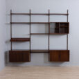Kai Kristiansen modular shelving system rosewood  bay wall unit s  scaled