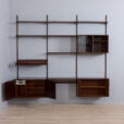 Kai Kristiansen modular shelving system rosewood  bay wall unit s  scaled