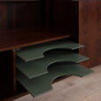Kristiansen bay rosewood wall unit with desk scaled