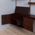 Kristiansen bay rosewood wall unit with desk scaled
