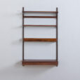 Modular rosewood Kai Kristiansen desk wall unit with a lamp shelf Denmark s scaled