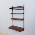 Modular rosewood Kai Kristiansen desk wall unit with a lamp shelf Denmark s scaled