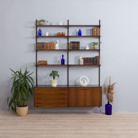 22036 Kristiansen 2 bay rosewood wall unit-1 Kristiansen bay rosewood wall unit scaled