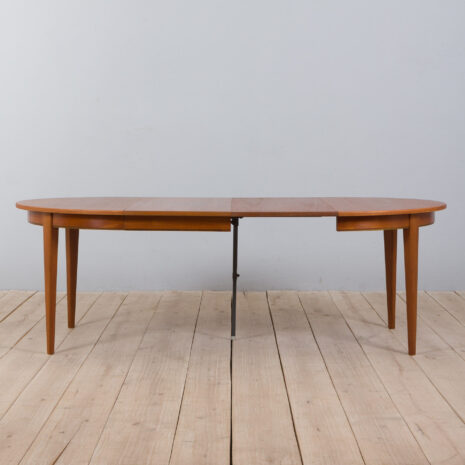22054 Skovmand _ Andersen Okrągły rozkładany stół z drewna tekowego, Dania, lata 60-te-4 Skovmand Andersen Round Teak extension Dining Table Denmark s scaled